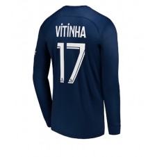 Paris Saint-Germain Vitinha Ferreira #17 Hjemmedrakt 2022-23 Langermet